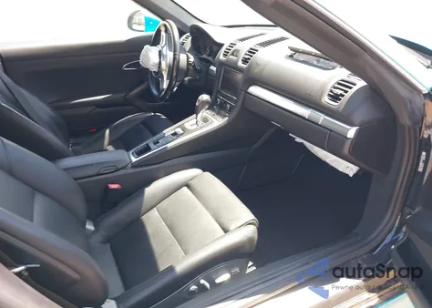 2016 Porsche Boxster Black Edition from USA, damaged, VIN WP0CA2A80GS120874